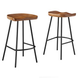 Concord Backless Wood Counter Stools Set of 2 by Lefancy