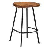 Concord Backless Wood Counter Stools Set of 2 by Lefancy