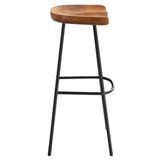 Concord Backless Wood Bar Stools Set of 2 by Lefancy