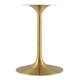 Lippa 36” Round Artificial TravertineDining Table by Lefancy