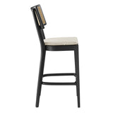 Caledonia Wood Bar Stools Set of 2 by Lefancy