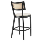 Caledonia Wood Bar Stools Set of 2 by Lefancy