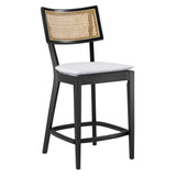 Caledonia Wood Counter Stools Set of 2 by Lefancy