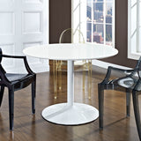 Revolve Round Wood Dining Table by Lefancy