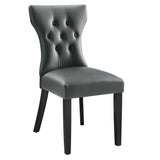 Silhouette Dining Vinyl Side Chair by Lefancy