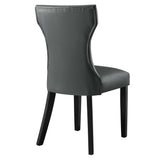 Silhouette Dining Vinyl Side Chair by Lefancy