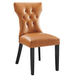 Silhouette Dining Vinyl Side Chair by Lefancy