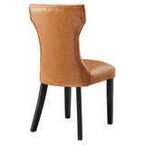 Silhouette Dining Vinyl Side Chair by Lefancy