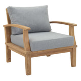 Marina Outdoor Patio Teak Armchair by Lefancy