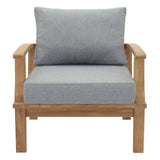 Marina Outdoor Patio Teak Armchair by Lefancy