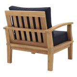 Marina Outdoor Patio Teak Armchair by Lefancy