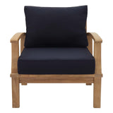 Marina Outdoor Patio Teak Armchair by Lefancy