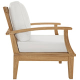 Marina Outdoor Patio Teak Armchair by Lefancy