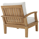 Marina Outdoor Patio Teak Armchair by Lefancy