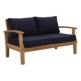 Marina Outdoor Patio Teak Loveseat by Lefancy
