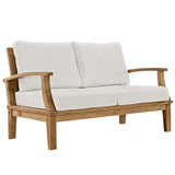 Marina Outdoor Patio Teak Loveseat by Lefancy