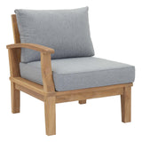 Marina Outdoor Patio Teak Left-Facing Sofa by Lefancy