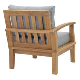 Marina Outdoor Patio Teak Left-Facing Sofa by Lefancy