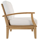 Marina Outdoor Patio Teak Left-Facing Sofa by Lefancy