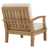 Marina Outdoor Patio Teak Left-Facing Sofa by Lefancy