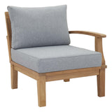 Marina Outdoor Patio Teak Right-Facing Sofa by Lefancy