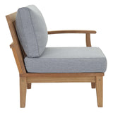 Marina Outdoor Patio Teak Right-Facing Sofa by Lefancy