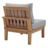Marina Outdoor Patio Teak Right-Facing Sofa by Lefancy