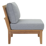 Marina Armless Outdoor Patio Teak Sofa by Lefancy