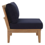 Marina Armless Outdoor Patio Teak Sofa by Lefancy