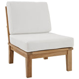 Marina Armless Outdoor Patio Teak Sofa by Lefancy