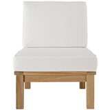 Marina Armless Outdoor Patio Teak Sofa by Lefancy