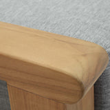 Marina Outdoor Patio Teak Ottoman by Lefancy