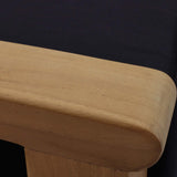 Marina Outdoor Patio Teak Ottoman by Lefancy