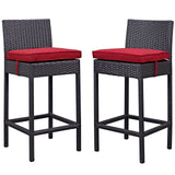 Lift Outdoor Patio Bar Stool Set of 2 by Lefancy