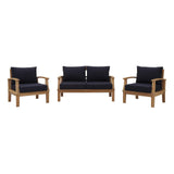 Marina 3 Piece Outdoor Patio Teak Set by Lefancy