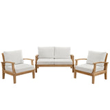 Marina 3 Piece Outdoor Patio Teak Set by Lefancy