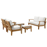 Marina 5 Piece Outdoor Patio Teak Set by Lefancy