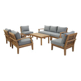 Marina 8 Piece Outdoor Patio Teak Set by Lefancy