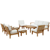 Marina 10 Piece Outdoor Patio Teak Set by Lefancy