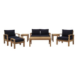 Marina 7 Piece Outdoor Patio Teak Set by Lefancy