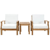 Marina 3 Piece Outdoor Patio Teak Set by Lefancy