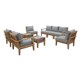 Marina 9 Piece Outdoor Patio Teak Set by Lefancy