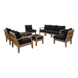 Marina 9 Piece Outdoor Patio Teak Set by Lefancy