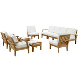 Marina 10 Piece Outdoor Patio Teak Set by Lefancy