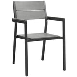 Maine Dining Outdoor Patio Armchair by Lefancy