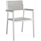 Maine Dining Outdoor Patio Armchair by Lefancy