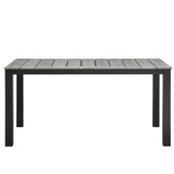 Maine 63" Outdoor Patio Dining Table by Lefancy