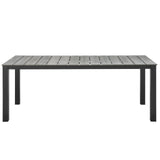 Maine 80" Outdoor Patio Dining Table by Lefancy