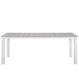 Maine 80" Outdoor Patio Dining Table by Lefancy