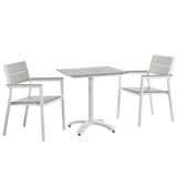 Maine 3 Piece Outdoor Patio Dining Set by Lefancy